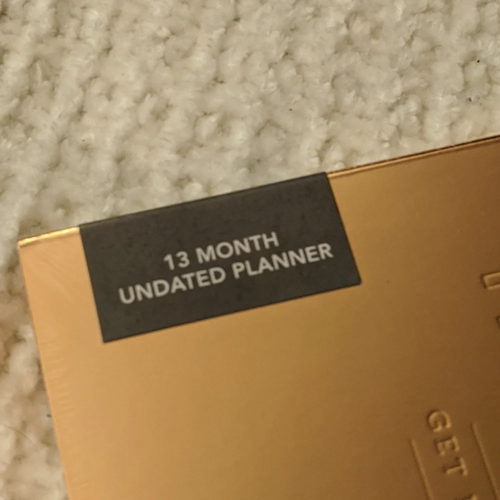 NEW! **1 LEFT** Undated Planner